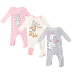 Disney The Aristocats Bambi Baby Girls 3 Pack Zip Up Sleep N' Play Coveralls Newborn To Infant -Kids Clothing Store GUEST f3a94618 2518 4b56 bcb7 a6c6c2cfeba2