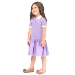 Masha And The Bear Polo Dropwaist Dress With Rainbow Print, Comfortable Casual Versatile Outfit - Toddler -Kids Clothing Store GUEST f480c38e 9d1a 41f3 8930 484afaf7fea2