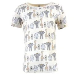 Hudson Baby Toddler And Kids Boy Cotton Pajama Set, Royal Safari