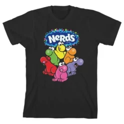 Nerds Candy Nerd Group Boy's Black T-shirt 10 Nerds Candy Nerd Group Boy's Black T-shirt -Kids Clothing Store GUEST f62392d8 21f8 4c5a be3e 44e1d23f97d6