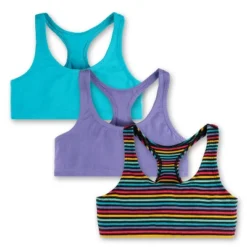 Mightly Girls Fair Trade Organic Cotton Sports Bras 3-pack -Kids Clothing Store GUEST f66adc5e 6c7a 441f ba29 d296b3457d54