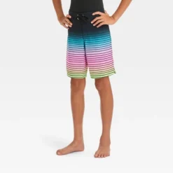 Boys' Ombre Striped Swim Shorts - Art Class™ -Kids Clothing Store GUEST f893bf4c 25bf 4d1c b3d5 f5b004571a81