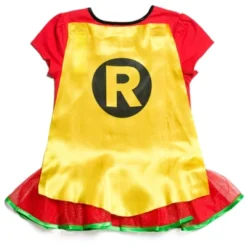 DC Comics Robin Girls Cosplay T-Shirt Dress Leggings And Cape 3 Piece Little Kid To Big Kid -Kids Clothing Store GUEST f93b5b30 9900 4e5b 816c 9770715ca692
