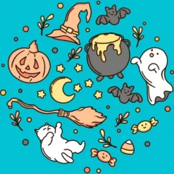 Girl's Design By Humans Halloween By Kimprut T-Shirt