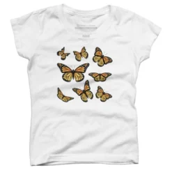 Girl's Design By Humans Monarch Butterfly By AnnArtshock T-Shirt -Kids Clothing Store GUEST fa4a0b3a 0a6f 48de a9df 5e9a51230e28