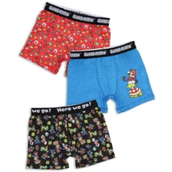 Super Mario Bros Boys Character 3 Pack Athletic Boxer Briefs -Kids Clothing Store GUEST fc88ebf2 c281 40a0 b418 01aaccd3e268