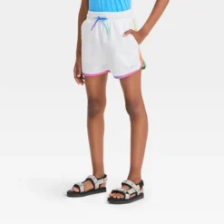 Pride Kids' PH By The PHLUID Project Rainbow Pull-On Shorts - White -Kids Clothing Store GUEST fe3f1df5 3379 4f78 8bf7 a227a00e4729