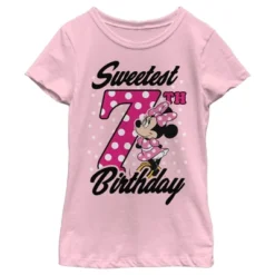 Girl's Minnie Mouse Sweetest 6th Birthday Dots T-Shirt -Kids Clothing Store GUEST fe96e5fd cd69 4603 a569 783d3d8b1d73