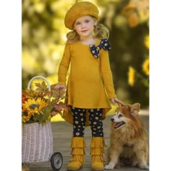 Girls Daisy Dream Hi-Lo Tunic & Legging Set - Mia Belle Girls -Kids Clothing Store GUEST fefbd310 631a 4bf2 94a7 70626bd2a03e