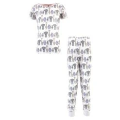 Hudson Baby Toddler And Kids Girl Cotton Pajama Set, Pink Safari -Kids Clothing Store GUEST ffbdf1d3 3f9f 4209 87bd 71f802a3f245